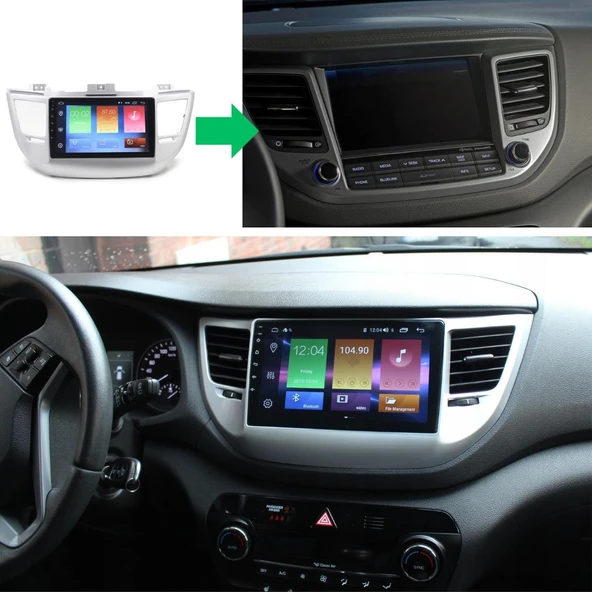 Hyundai Tucson Android Multimedya Sistemi 4-64 Cadence (2015-2017) ürün görseli 1