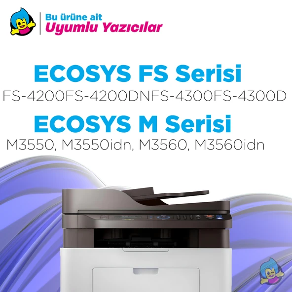 Kyocera Mita TK-3130 4lü Avantaj paket Muadil Toner/ M3550 / M3560 / FS4200 / FS4300 - 2