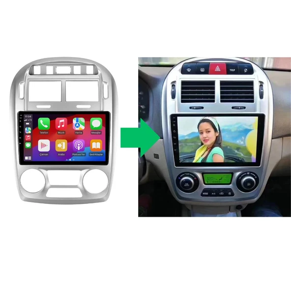 Kia Cerato HB Android Multimedya Sistemi 4-64 Cadence (2004-2006) ürün görseli 1