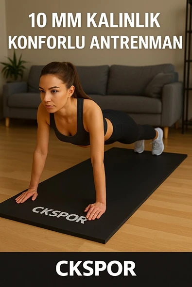 10 Mm Pilates Yoga Minderi Spor Pilates Egzersiz Matı - 9