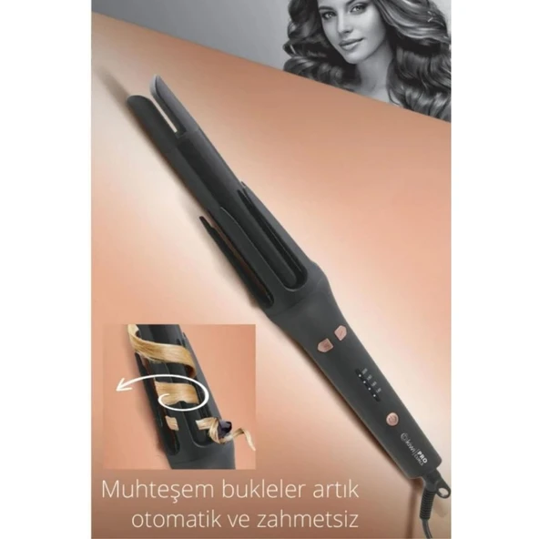 KHS-2037 Döner Başlıklı Saç Şekillendirici - Resim 3