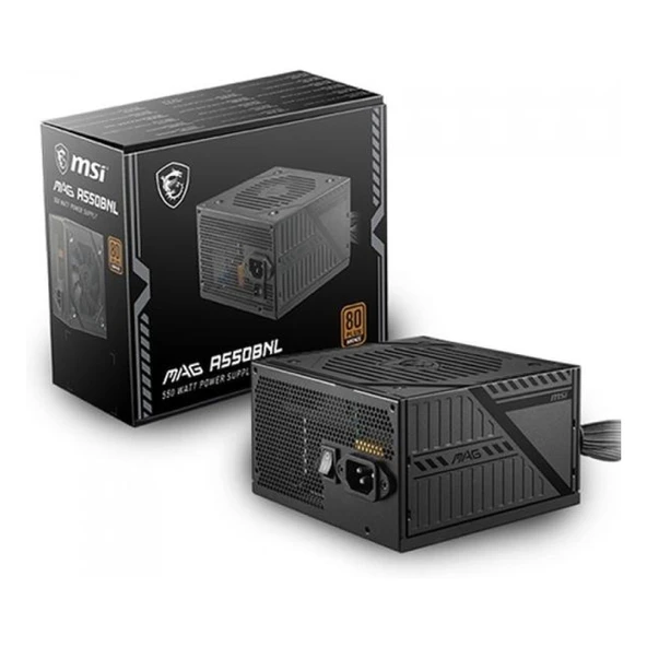 MSI MAG A550BNL 550W 80+ Bronz Güç Kaynağı ürün görseli 1