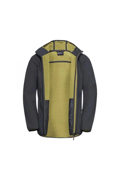 Jack Wolfskin 1307471-T0350 Bornberg Hoody M Erkek Softshell Ceket - 2