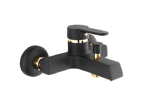 Kare Kst-30012 Stil Mix Banyo Bataryası Mat Siyah