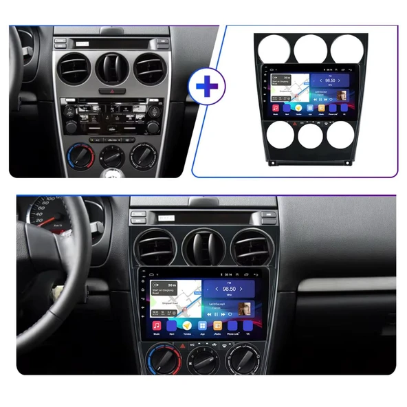 Mazda 6 Android Multimedya Sistemi 4-64 Cadence (2004-2012) ürün görseli 1