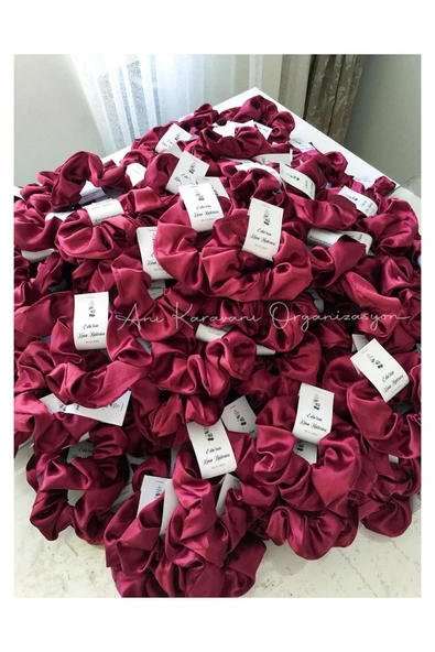 Anı Karavanı Organizasyon Kına Gecesi Hediyelik Toka / Bordo (50 ADET) - 2