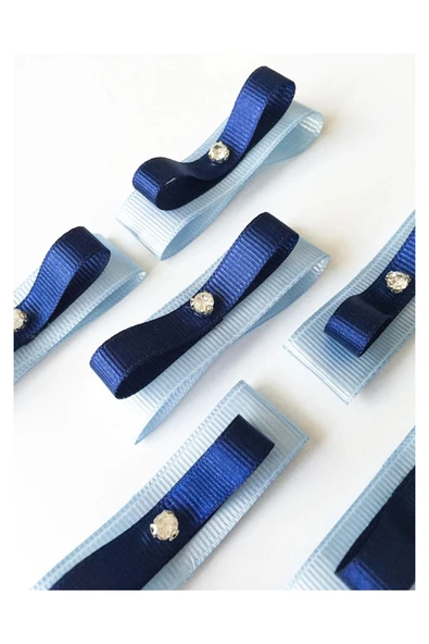 Anı Karavanı Organizasyon Hazır Grogren Kurdele Fiyonk Mavi&Lacivert 10'lu - 3