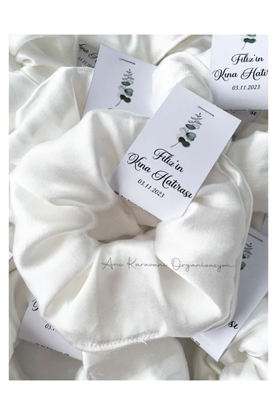 Anı Karavanı Organizasyon Kına Gecesi Hediyelik Toka / Beyaz (50 Adet) - 2