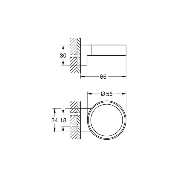 Grohe Selection Sabunluk Tutacağı, Fırçalı Altın, 41027GN0 - 3