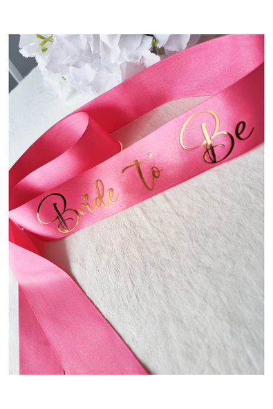 Anı Karavanı Organizasyon Bride To Be - Bekarlığa Veda Partisi Kuşak / Gold - 6