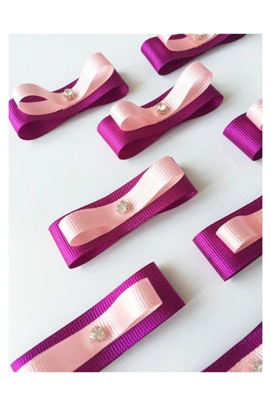 Anı Karavanı Organizasyon Hazır Grogren Kurdele Fiyonk Begonvil&Pembe 10'lu - 2