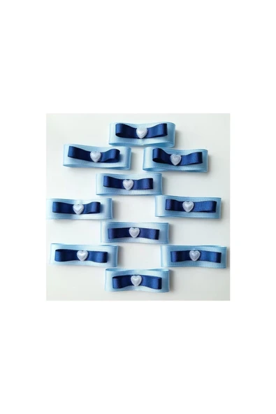 Anı Karavanı Organizasyon Hazır Grogren Kurdele Fiyonk Mavi&Lacivert (10 ADET)