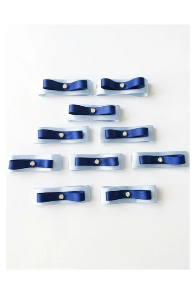 Anı Karavanı Organizasyon Hazır Grogren Kurdele Fiyonk Mavi&Lacivert 10'lu