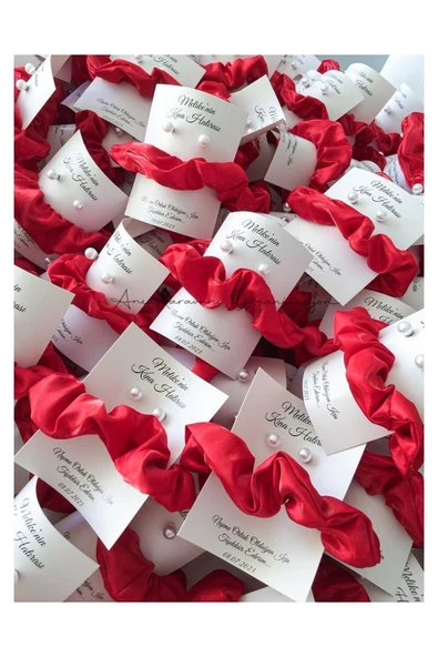 Anı Karavanı Organizasyon Toka ve İnci Küpe Kına Gecesi Hediyeliği (50 Adet) - 3