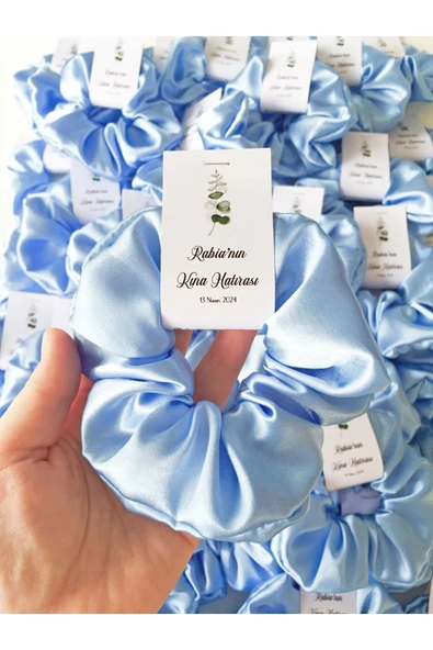 Anı Karavanı Organizasyon Kına Gecesi Hediyelik Toka / Mavi (50 Adet)
