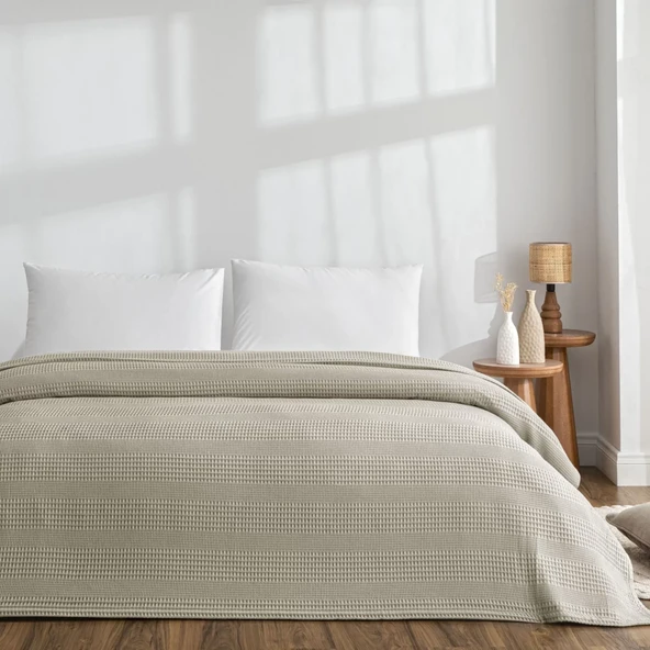 TAÇ MONET PİKE ÇİFT KİŞİLİK VIZON ürün görseli 1