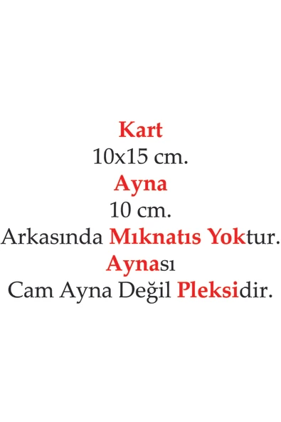 Anı Karavanı Organizasyon Nikah Hatırası Hediyelik Melek Ayna - Gold (25 Adet) - 6