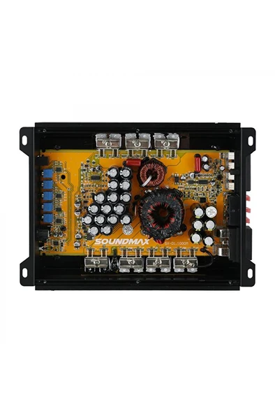 Soundmax SX-N1000.1D Mono Amfi 1 Ohm 1000W Rms 4 Ohm 370W Rms  Bas Kontrol Aparatlı - 4