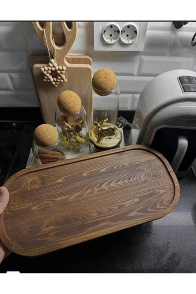 bounty night Ahşap Servis Sunum Tahtası Tekli ürün görseli