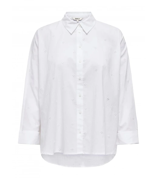 Only 15344769 Kadin Gomlek - Beyaz - Resim 5