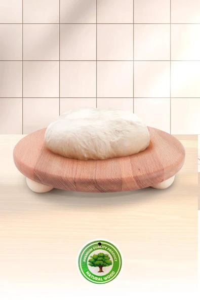 ROZİTOYS Ceviz Renk Ahşap Sunumluk Ayaklı Sunumluk Ahşap - Resim 3