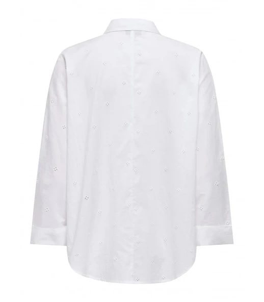 Only 15344769 Kadin Gomlek - Beyaz - Resim 6