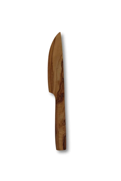 BEFGROUP Tahta Kahvaltı Seti Ahşap Bıçak 2'li Set Zeytin Ağacı Mutfak Gereçleri Kahvaltı Takımı - Resim 6