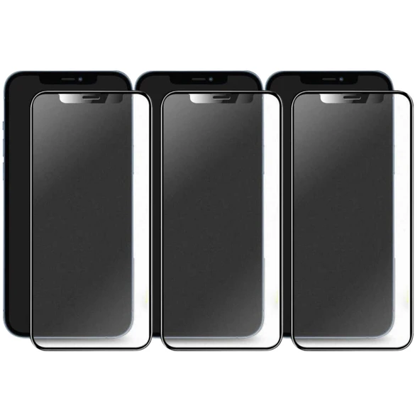 iPhone XS Max Uyumlu Tam Kaplayan Mat Seramik Esnek Ekran Koruyucu x3