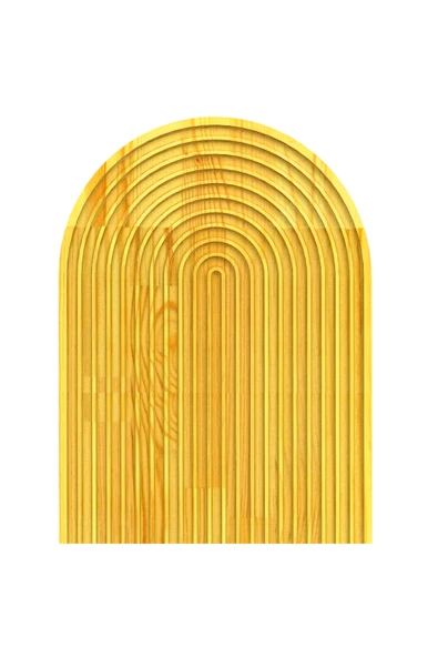 JOY KİTCHEN Boho Çam Gökkuşağı 24cm Ahşap Servis Tabağı - Sunum Tepsisi ürün görseli