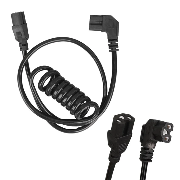 Ayt PowerMaster PM-25754 IEC-C14 Spiral Çay Toplama Makinesi Elektirik Güç Power Kablosu SAA132240EA - ST3W Kablo