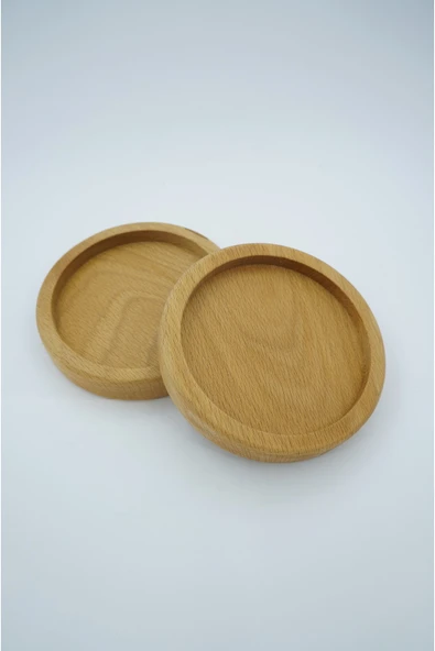 Bb Wooden Design Kayın Doğal Ahşap Yağdanlık Altlık Sunum Standı Çerezlik Ahşap Sunum Tabağı - Resim 5