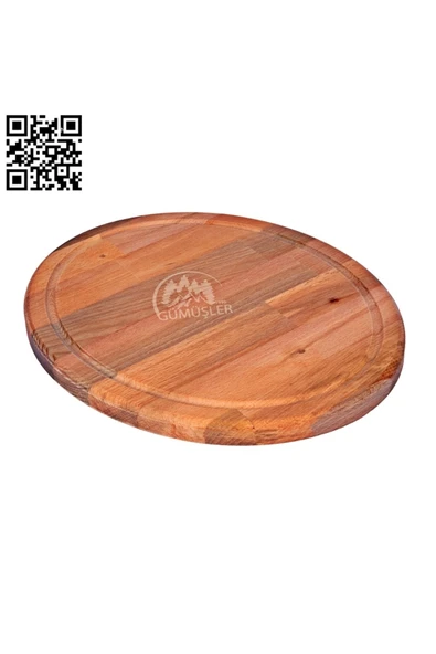 Gümüşler Orman Ürünleri Servis Tahtası - Kesme Tahtası - Ahşap Sunumluk - Doğal - Kaliteli - Sağlıklı - Kafe - Ev -hediye ürün görseli