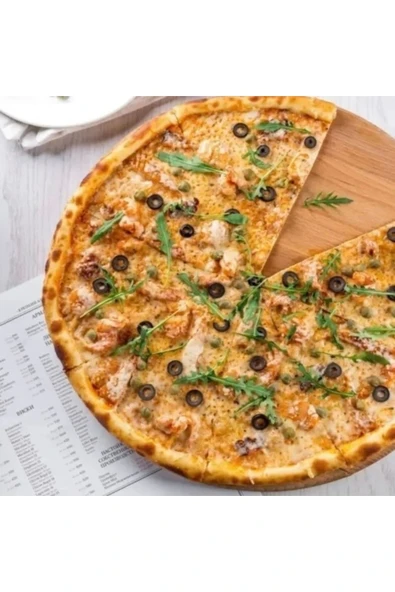 WORKPASAJ Ahşap Sunum Tahtası Servis Tabağı Peynir Servisi Pizza Sunum Tahtası Servis Tahtası - 4