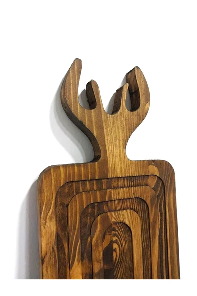 COOKCASE geyikli Kesme Tahtası 40x13Cm - Resim 3