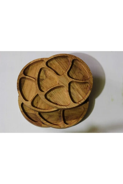 Armossa Ahşap Dekoratif Çerez & Kahvaltı Tepsisi - 3