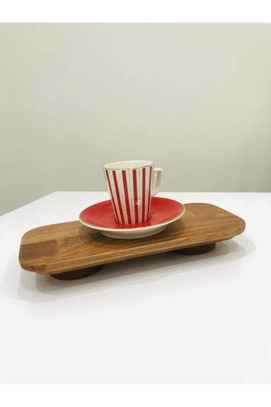 kavela Mini Ahşap Sunumluk&sofra&kahve&servis