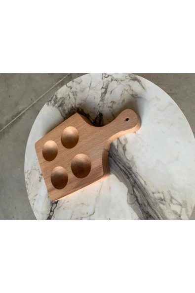 atolyesiahsap Ahşap 4’lü Yumurtalık Saplı - Resim 3