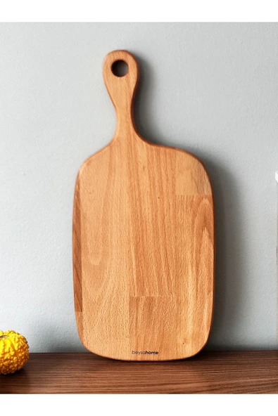 beysahome Ferny Ahşap Kesme Tahtası, Sunum Tahtası, Ahşap Servis Tabağı, Ahşap Peynir Tabağı, Kayın Ağacı