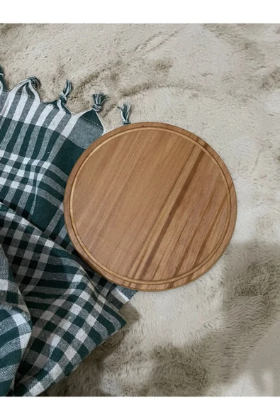 KAdekor Ahşap Pizza Tahtası - Resim 2