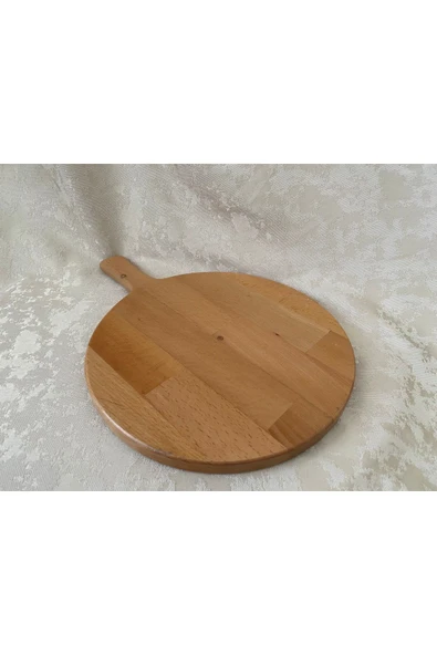 WoodyDesign Sunum / Peynir Tabağı ( Naturel Ahşap ) - 2