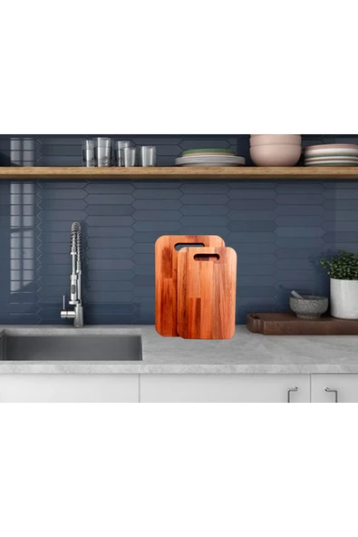pi&rconcept Ahşap Kesme Sunum Servis Tahtası - Resim 4