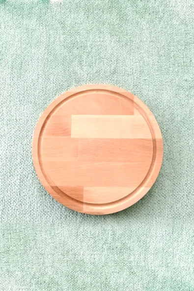 Pogo Wood Ahşap Pizza Tepsisi - Kahvaltı Tepsisi - Meyve - Peynir Sunum Tabağı