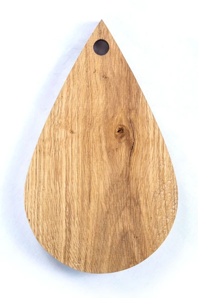 OPPİPO Damla Model Şarküteri Ve Peynir Sunum Tepsisi - El Yapımı, Doğal Ağaç - 4