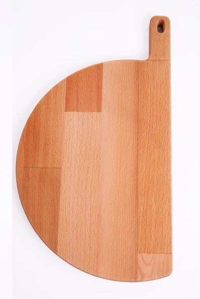 Forducts Doğal Ahşap Et Hamburger Kesim Tahtası, Sunum Tahtası Sunum Tepsisi Peynir Tabağı - 2