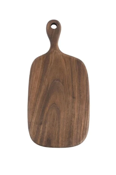 DEBAW Dekoratif Ceviz Ahşap Kesme Ve Sunum Tahtası - 4