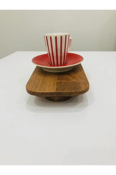 kavela Mini Ahşap Sunumluk&sofra&kahve&servis - 3