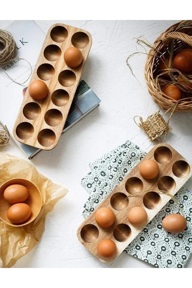 atolyesiahsap Ahşap Yumurtalık Tekli - Resim 2