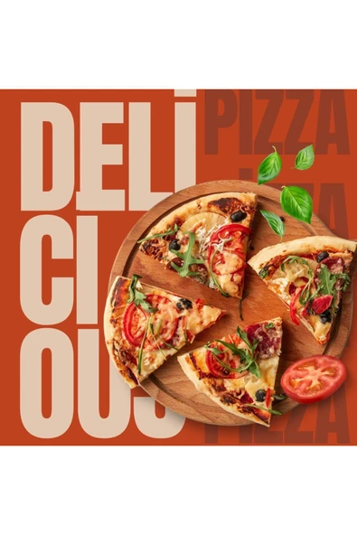 kanat ahşap atölyesi AHŞAP YUVARLAK KÜÇÜK BOY PİZZA SUNUMLUK VE KESME TAHTASI - Resim 2