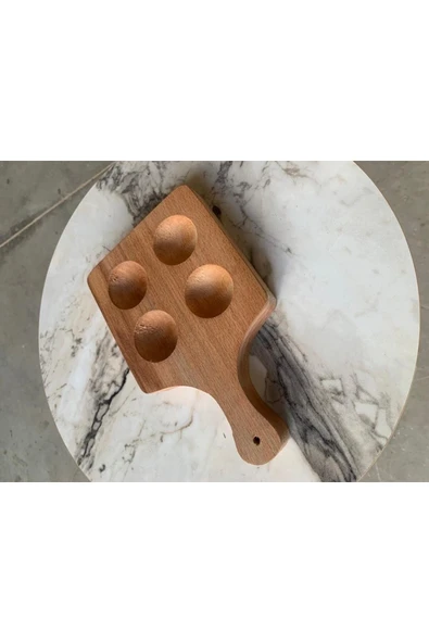 atolyesiahsap Ahşap 4’lü Yumurtalık Saplı ürün görseli 1