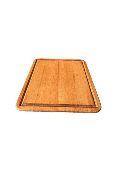 kütükland Kayın Sunum Steak Doğrama Kesme Tahtası 3'lü Set - Resim 6